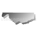 Census Tract 9501, Klickitat County, Washington (Gray Gradient Fill with Shadow)