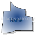 Census Tract 109.01, Benton County, Washington (Radial Fill with Shadow)