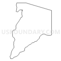 Census Tract 21, Ohio County, West Virginia (Light Gray Border)