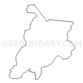 Census Tract 111, Kanawha County, West Virginia (Light Gray Border)