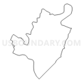Census Tract 9714, Berkeley County, West Virginia (Light Gray Border)