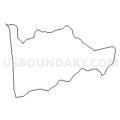 Census Tract 9640, Preston County, West Virginia (Light Gray Border)