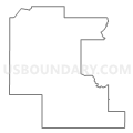 Census Tract 9508, Clark County, Wisconsin (Light Gray Border)