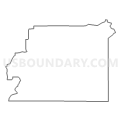 Census Tract 9506, Iowa County, Wisconsin (Light Gray Border)