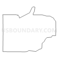 Census Tract 9504, Iowa County, Wisconsin (Light Gray Border)