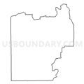 Census Tract 9503, Iowa County, Wisconsin (Light Gray Border)