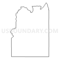 Census Tract 9505, Iowa County, Wisconsin (Light Gray Border)