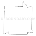 Census Tract 1012, Oconto County, Wisconsin (Light Gray Border)