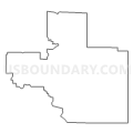 Census Tract 9608, Pierce County, Wisconsin (Light Gray Border)