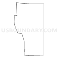Census Tract 9701.01, Oneida County, Wisconsin (Light Gray Border)