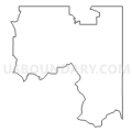 Census Tract 9601, Buffalo County, Wisconsin (Light Gray Border)