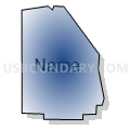 Census Tract 5, Kenosha County, Wisconsin (Radial Fill with Shadow)
