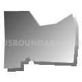 Census Tract 10, Kenosha County, Wisconsin (Gray Gradient Fill with Shadow)