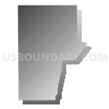 Census Tract 30.01, Kenosha County, Wisconsin (Gray Gradient Fill with Shadow)