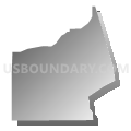 Census Tract 29.04, Kenosha County, Wisconsin (Gray Gradient Fill with Shadow)