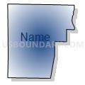 Census Tract 6.01, Kenosha County, Wisconsin (Radial Fill with Shadow)