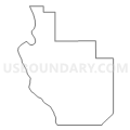 Census Tract 9505.01, Adams County, Wisconsin (Light Gray Border)