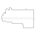 Census Tract 9502.02, Adams County, Wisconsin (Light Gray Border)