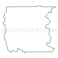 Census Tract 9602, Vernon County, Wisconsin (Light Gray Border)