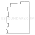 Census Tract 9704, Dunn County, Wisconsin (Light Gray Border)
