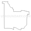 Census Tract 9702, Dunn County, Wisconsin (Light Gray Border)