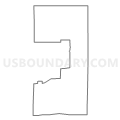 Census Tract 117, Dane County, Wisconsin (Light Gray Border)