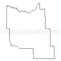 Census Tract 9502, Washburn County, Wisconsin (Light Gray Border)
