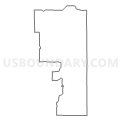 Census Tract 9503, Washburn County, Wisconsin (Light Gray Border)