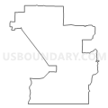 Census Tract 9505, Washburn County, Wisconsin (Light Gray Border)