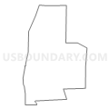 Census Tract 125.01, Dane County, Wisconsin (Light Gray Border)