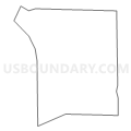 Census Tract 13.04, Rock County, Wisconsin (Light Gray Border)