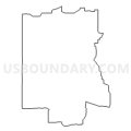 Census Tract 11, Sauk County, Wisconsin (Light Gray Border)