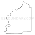 Census Tract 1009, Waupaca County, Wisconsin (Light Gray Border)