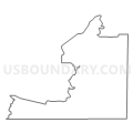 Census Tract 1008, Waupaca County, Wisconsin (Light Gray Border)