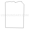 Census Tract 9612, Portage County, Wisconsin (Light Gray Border)
