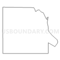 Census Tract 107, Manitowoc County, Wisconsin (Light Gray Border)