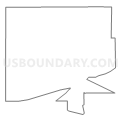 Census Tract 9605, Dodge County, Wisconsin (Light Gray Border)