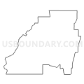 Census Tract 9617, Dodge County, Wisconsin (Light Gray Border)