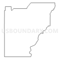 Census Tract 9618, Dodge County, Wisconsin (Light Gray Border)
