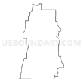 Census Tract 9616, Dodge County, Wisconsin (Light Gray Border)