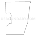 Census Tract 6402, Ozaukee County, Wisconsin (Light Gray Border)