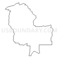 Census Tract 9603, Grant County, Wisconsin (Light Gray Border)