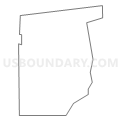 Census Tract 4, Natrona County, Wyoming (Light Gray Border)