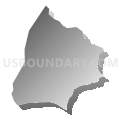Census Tract 7401.02, Guayanilla Municipio, Puerto Rico (Gray Gradient Fill with Shadow)