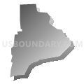 Census Tract 4001, Aguadilla Municipio, Puerto Rico (Gray Gradient Fill with Shadow)