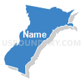 Census Tract 9535, Santa Isabel Municipio, Puerto Rico (Solid Fill with Shadow)