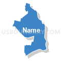 Census Tract 2703, Guayama Municipio, Puerto Rico (Solid Fill with Shadow)