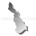 Census Tract 102, San Juan Municipio, Puerto Rico (Gray Gradient Fill with Shadow)