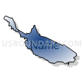 Census Tract 8203, Hormigueros Municipio, Puerto Rico (Radial Fill with Shadow)