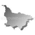Census Tract 9563, Adjuntas Municipio, Puerto Rico (Gray Gradient Fill with Shadow)